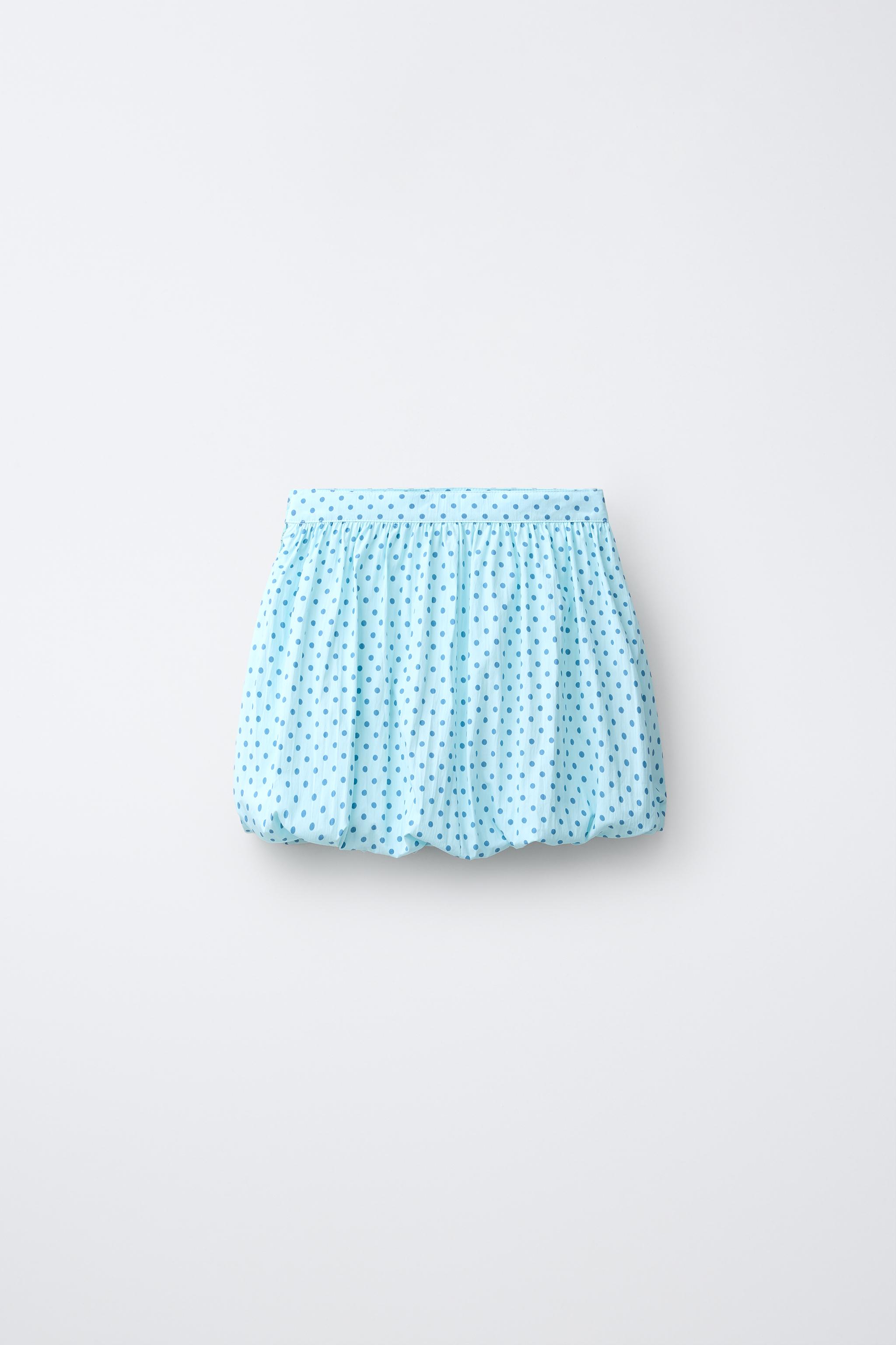 POLKA DOT BALLOON SKIRT